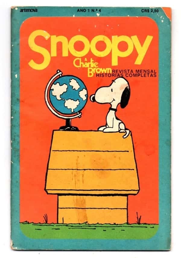 Hq Gibi - Snoopy & Charlie Brown - Nº 4 - Anos 70 - Editora Artenova