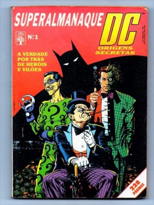 Hq Gibi Super Almanaque Dc Nº 1 - Editora Abril Jovem - 1990