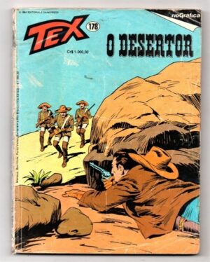 HQ - Gibi - TEX Nº 178 - Rio Grafica Editora - O Desertor - 1984
