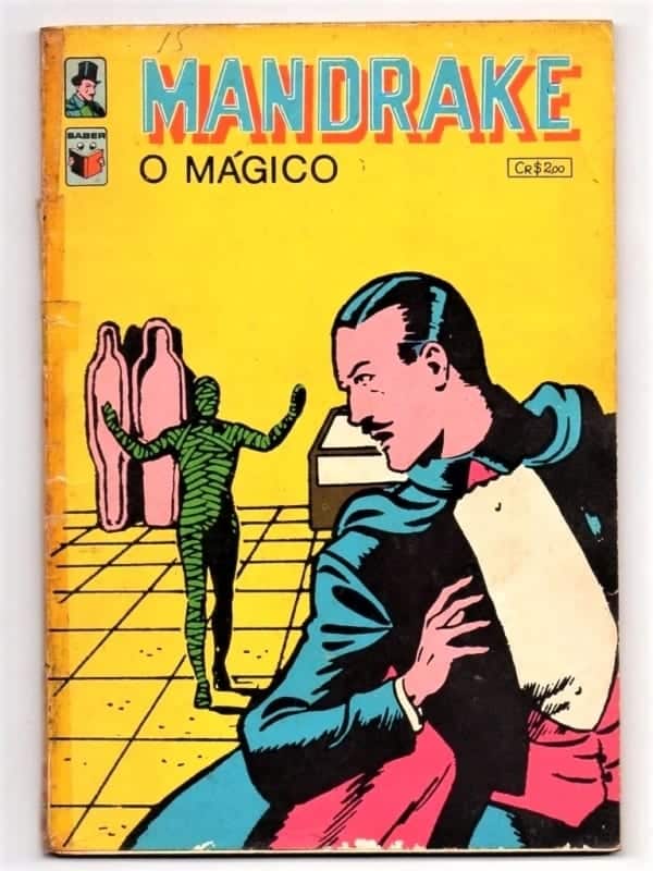 Hq Mandrake Nº 5 - Editora Saber - 1 Edição - 1971