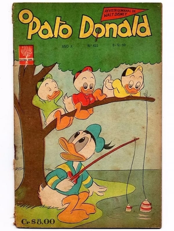 Hq Pato Donald Nº 422 - 1959 - Editora Abril