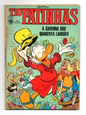 Hq - Tio Patinhas - N° 267 - A Caverna dos 50 Ladroes - Agosto 1987 - Editora Abril