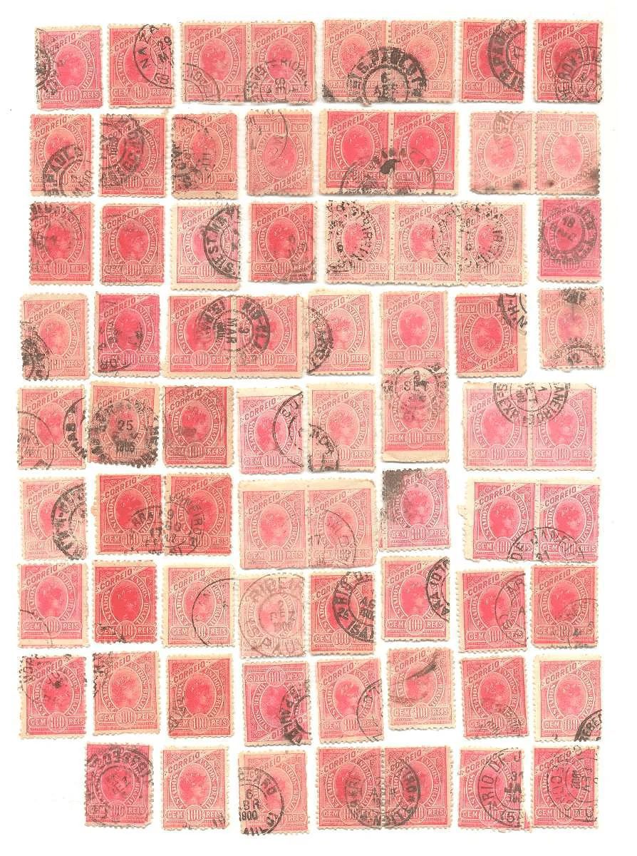 lote com 71 selos usados 1 Casa do Colecionador