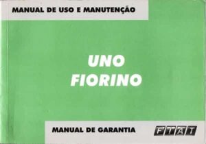 Manual Do Proprietario Fiat Uno Fiorino 2005 - Em Branco