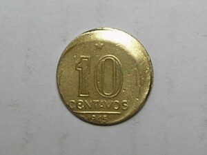 - Raríssimo boné) 10 Centavos - 1946 / Getúlio Vargas / Sob/Fc
