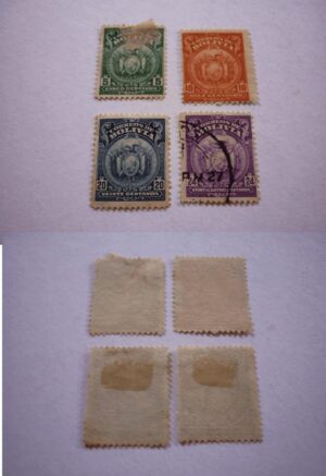 SELOS DA BOLÍVIA LOTE 06 .