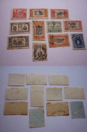 SELOS DA BOLÍVIA LOTE 17 .