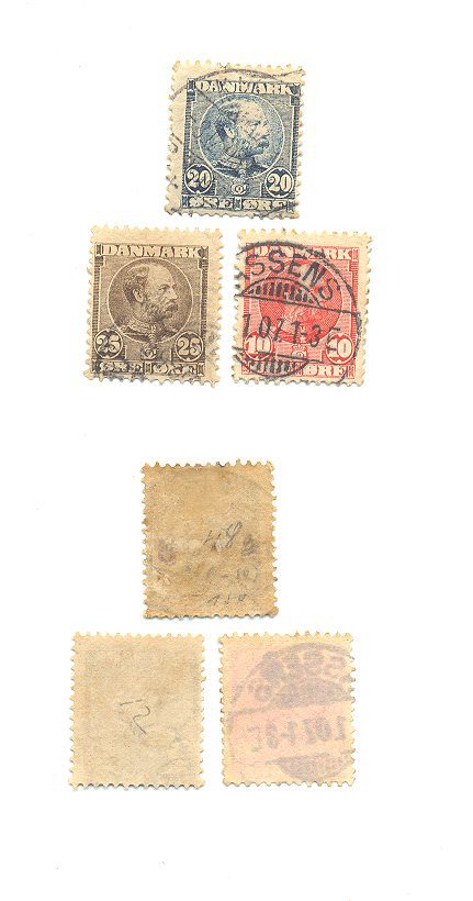 SELOS DA DINAMARCA LOTE 09.