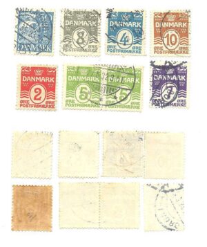 SELOS DA DINAMARCA LOTE 22.