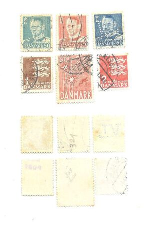 SELOS DA DINAMARCA LOTE 25.