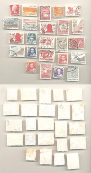 SELOS DA DINAMARCA LOTE 33.