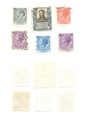 SELOS DA ITÁLIA LOTE 33 .