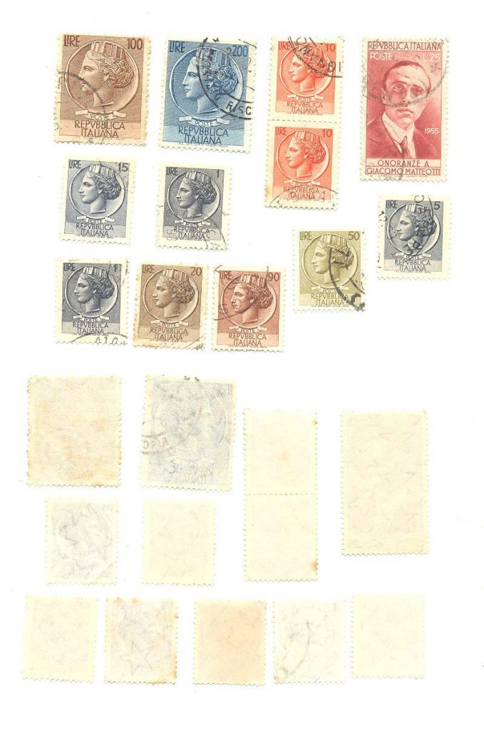 SELOS DA ITÁLIA LOTE 35 .