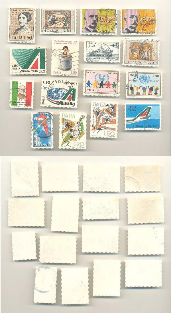 SELOS DA ITÁLIA LOTE 55 .