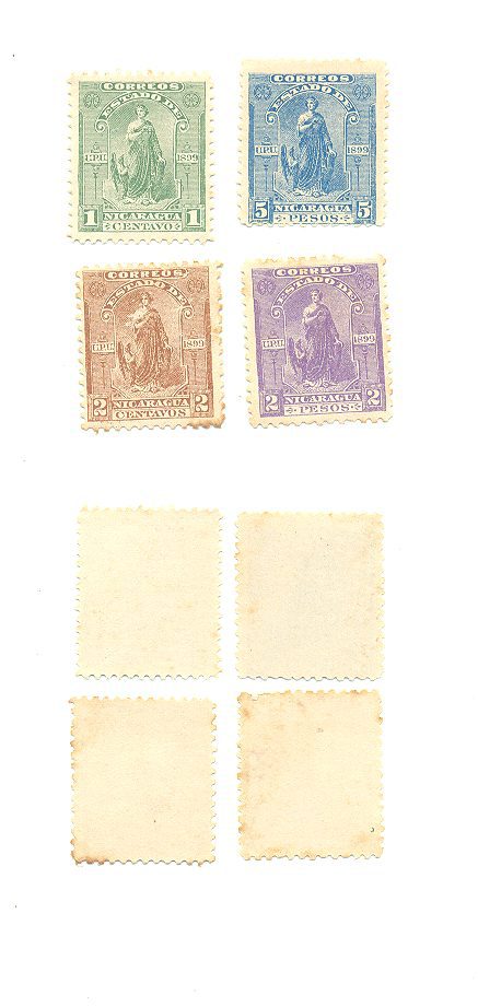 SELOS DA NICARÁGUA LOTE 07.