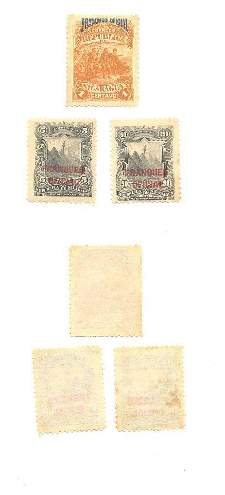 SELOS DA NICARÁGUA LOTE 16.
