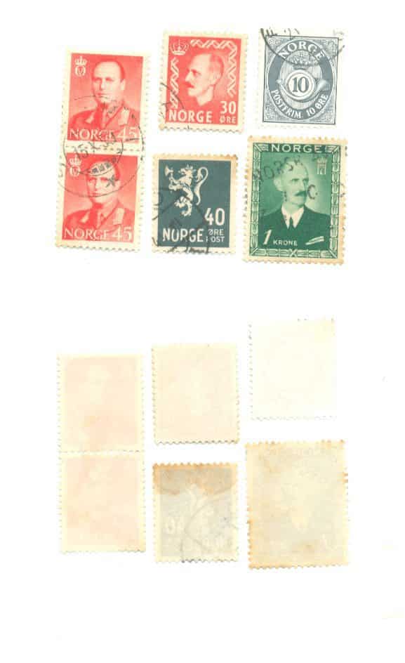 SELOS DA NORUEGA LOTE 12.