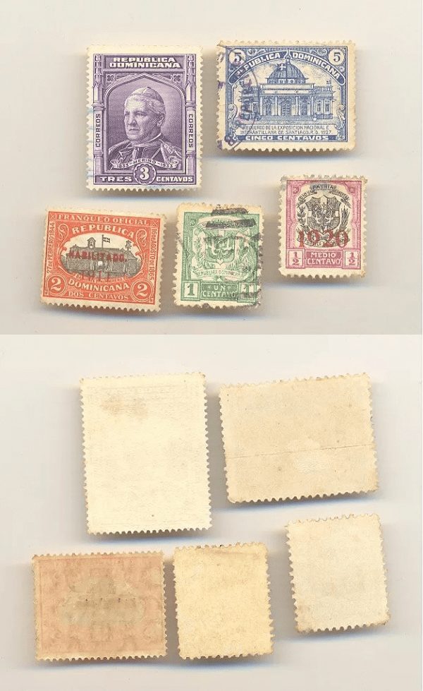 SELOS DA REPÚBLICA DOMINICANA LOTE 03.