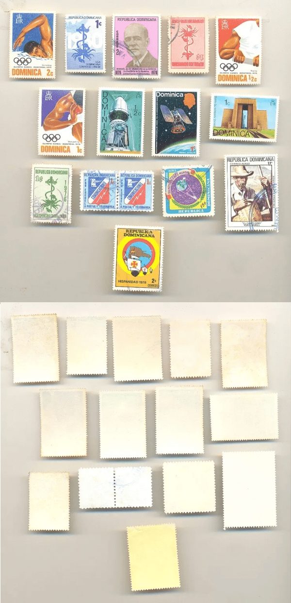 SELOS DA REPÚBLICA DOMINICANA LOTE 04.