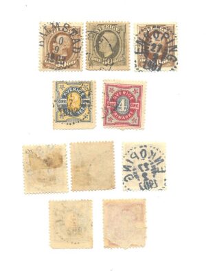 SELOS DA SUÉCIA LOTE 04.