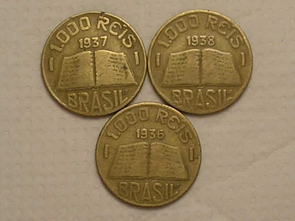 | Casa do Colecionador Série Anchieta) 1.000 Réis - 1936 / 1937 / 1938 / cod. 790