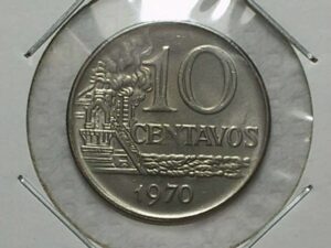 10 Centavos - 1970 / Flor de Cunho total / cod. 320.2