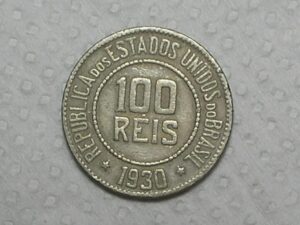 100 Réis - 1930 / niquel / Mbc / cod. m
