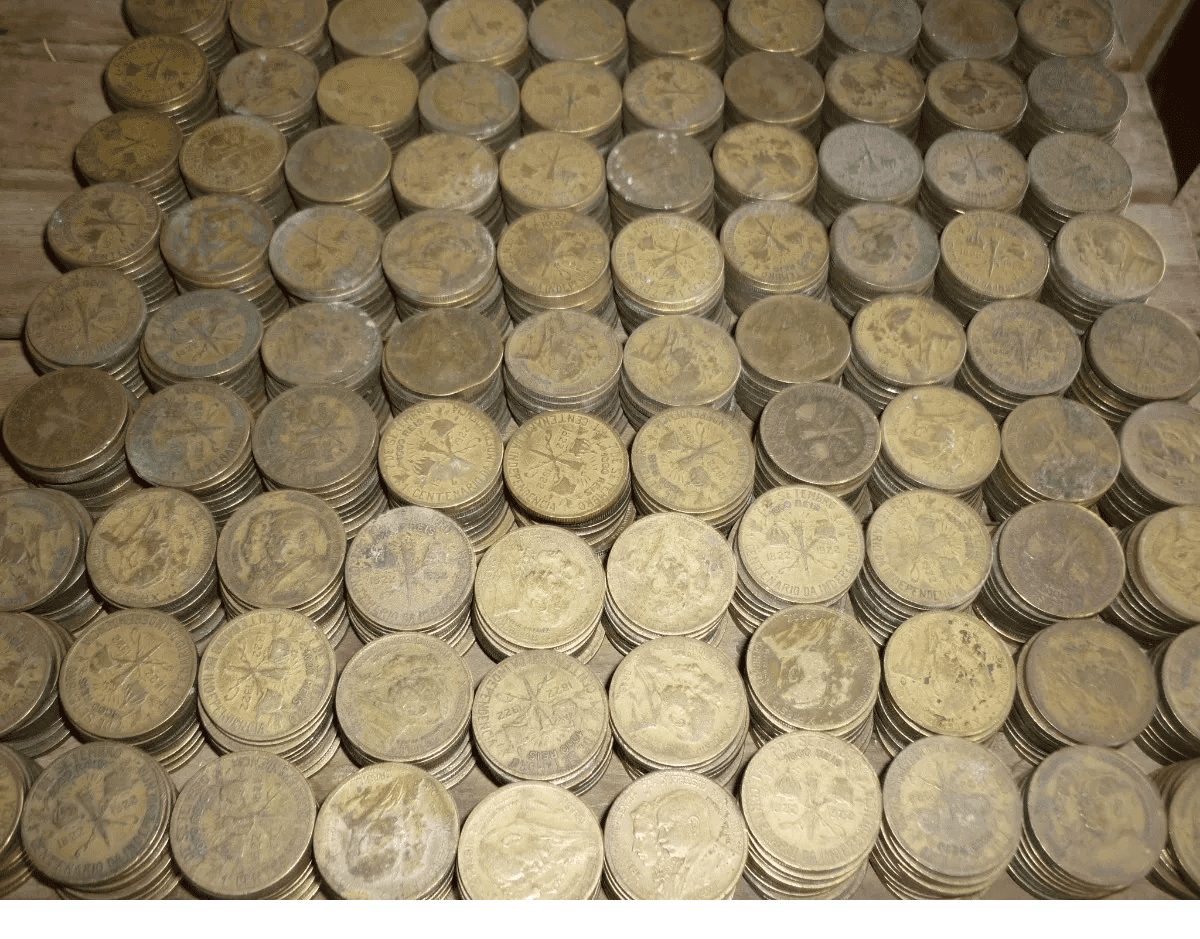 1000 moedas de 1000 reis 1922 1 Casa do Colecionador