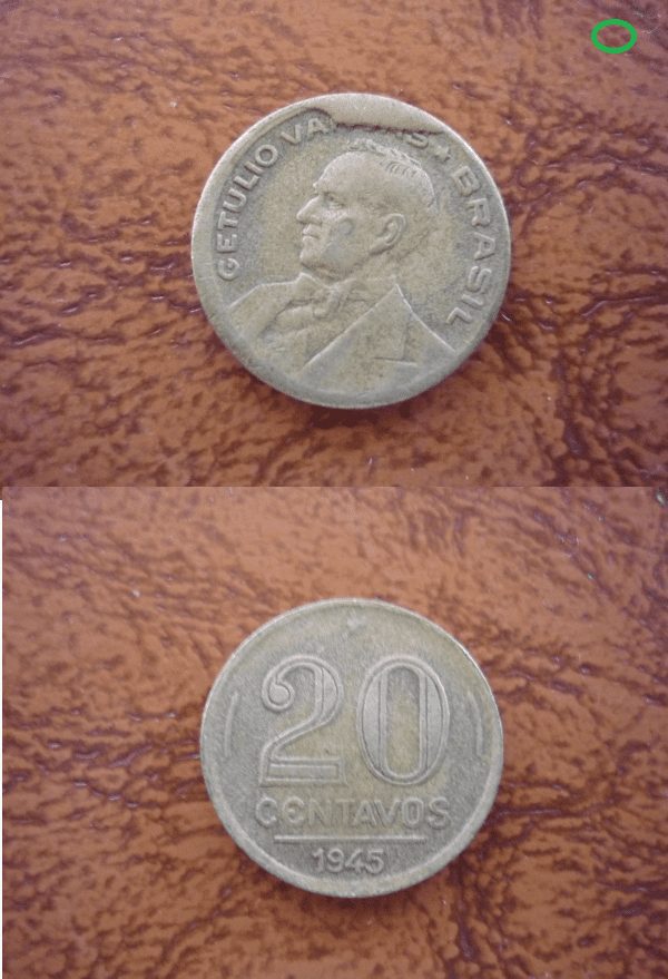 20 cent. 1945 sobra de metal 16732 Casa do Colecionador