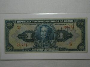 200 Cruzeiros - C-037 - Autografada - 1943 / 8ª Estampa / Mbc / 061232