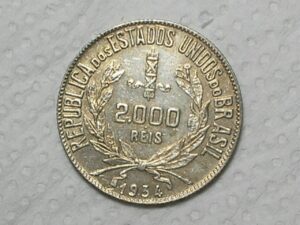 2.000 Réis - 1934 / Soberba / Prata / cod. 950.3