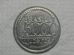 5.000 Cruzeiros - 1992 - Tiradentes / Flor de Cunho / cod. 330.3