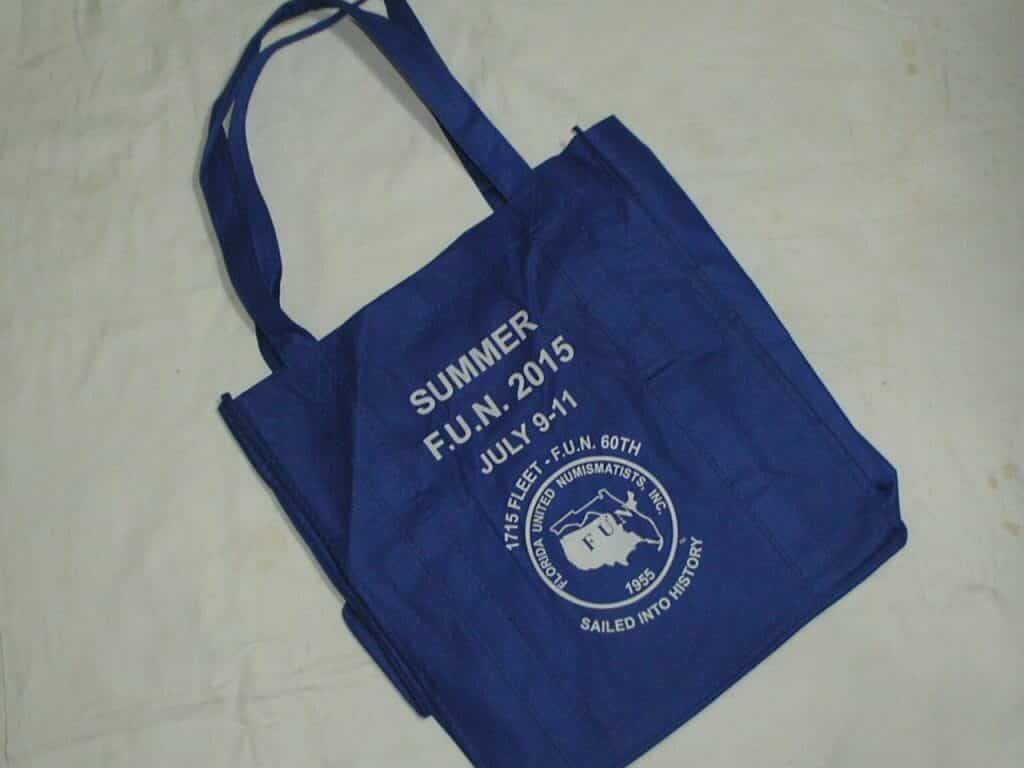 Bolsa da Feira de Numismática da Florida em Janeiro de 2015. Bolsa nova