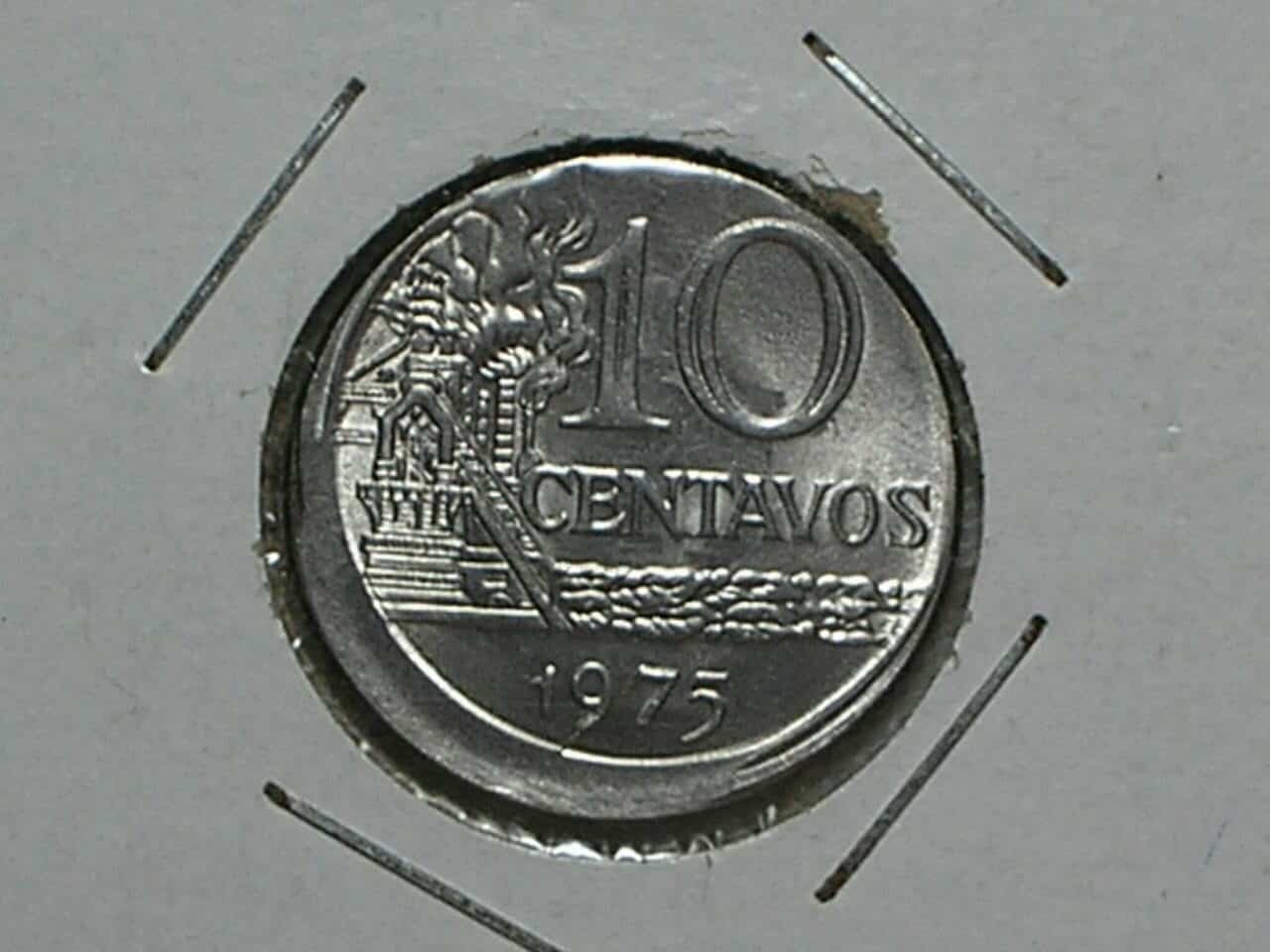 Boné) Flor De Cunho) 10 Centavos - 1975 / Niquel / cod. 1007