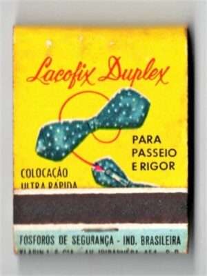 Caixa De Fosforos - Filuminismo - Gravatas Duplex - Borboleta - Anos 50