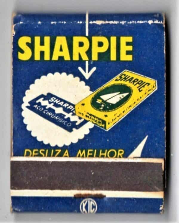 Caixa De Fosforos - Laminas Barbear Sharpie - Filuminismo - Anos 50