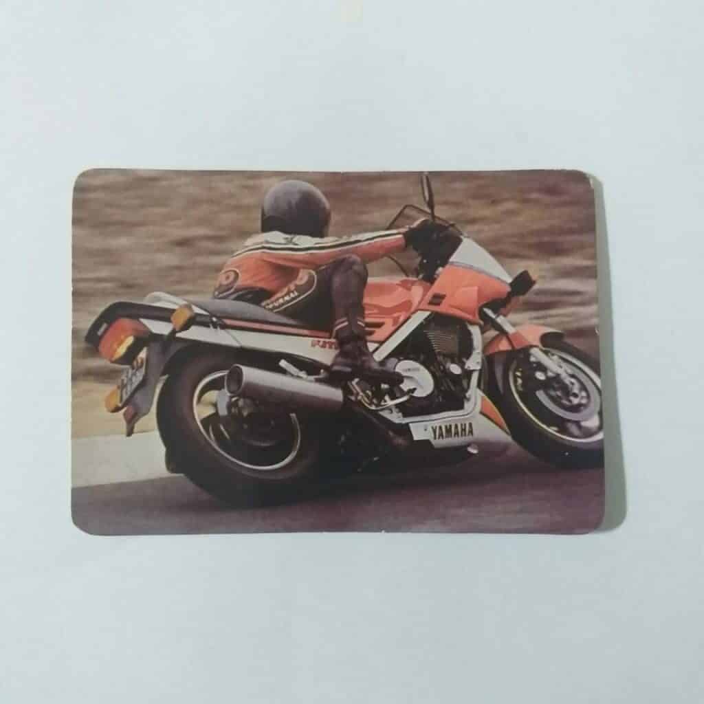 Calendário de Bolso (Tema Moto) Ano 1986 - Calendário Estrangeiro (Portugal)