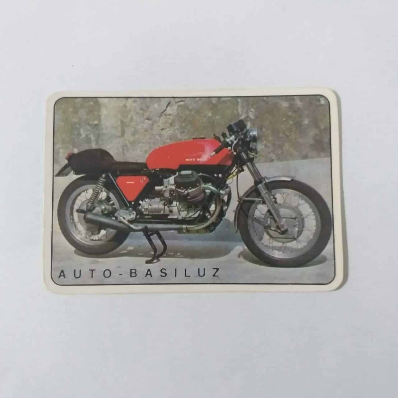 Calendário de Bolso (Tema Moto) Ano 1987 - Calendário estrangeiro (Portugal)