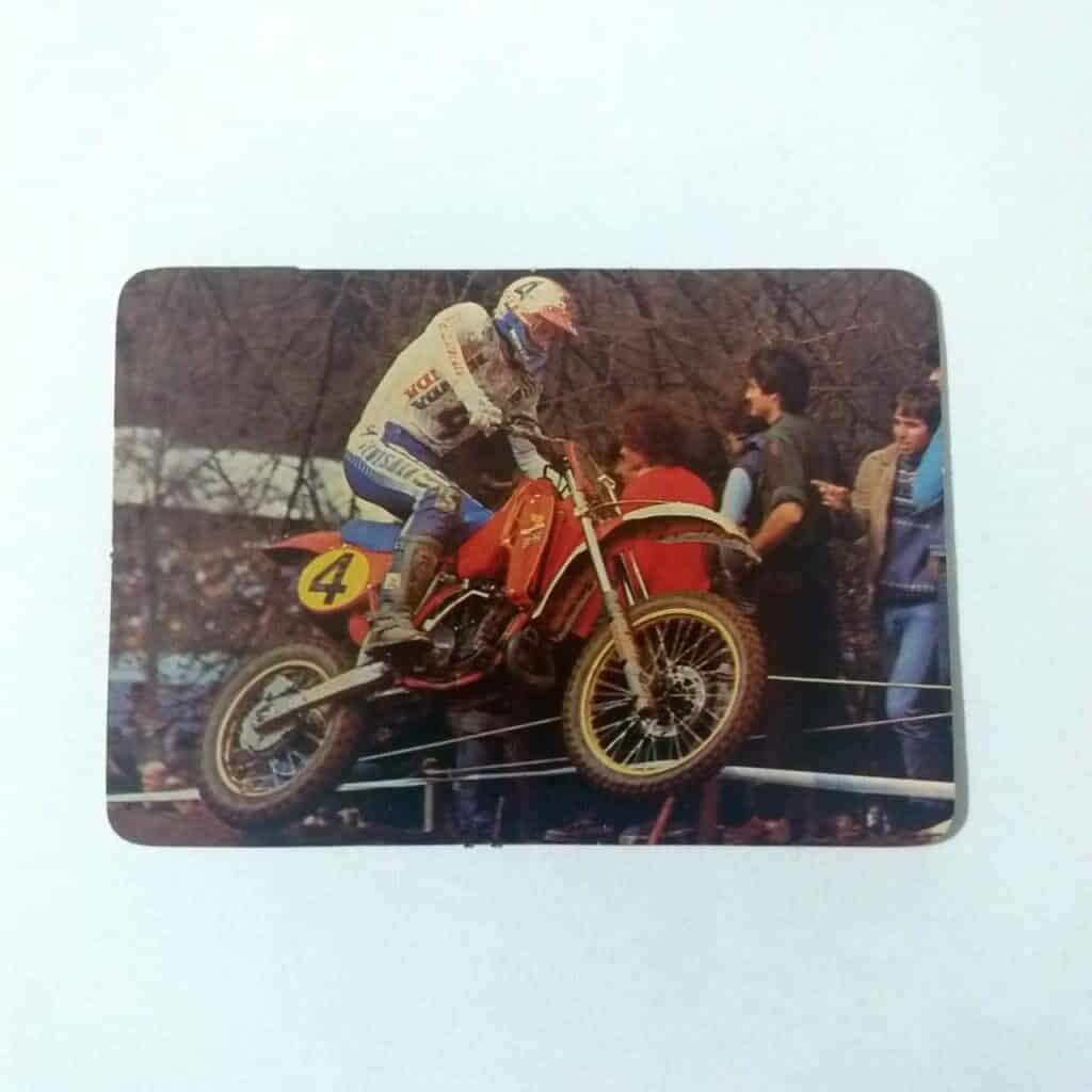 Calendário de Bolso (Tema MotoCross) Ano 1987 - Calendário estrangeiro (Portugal)