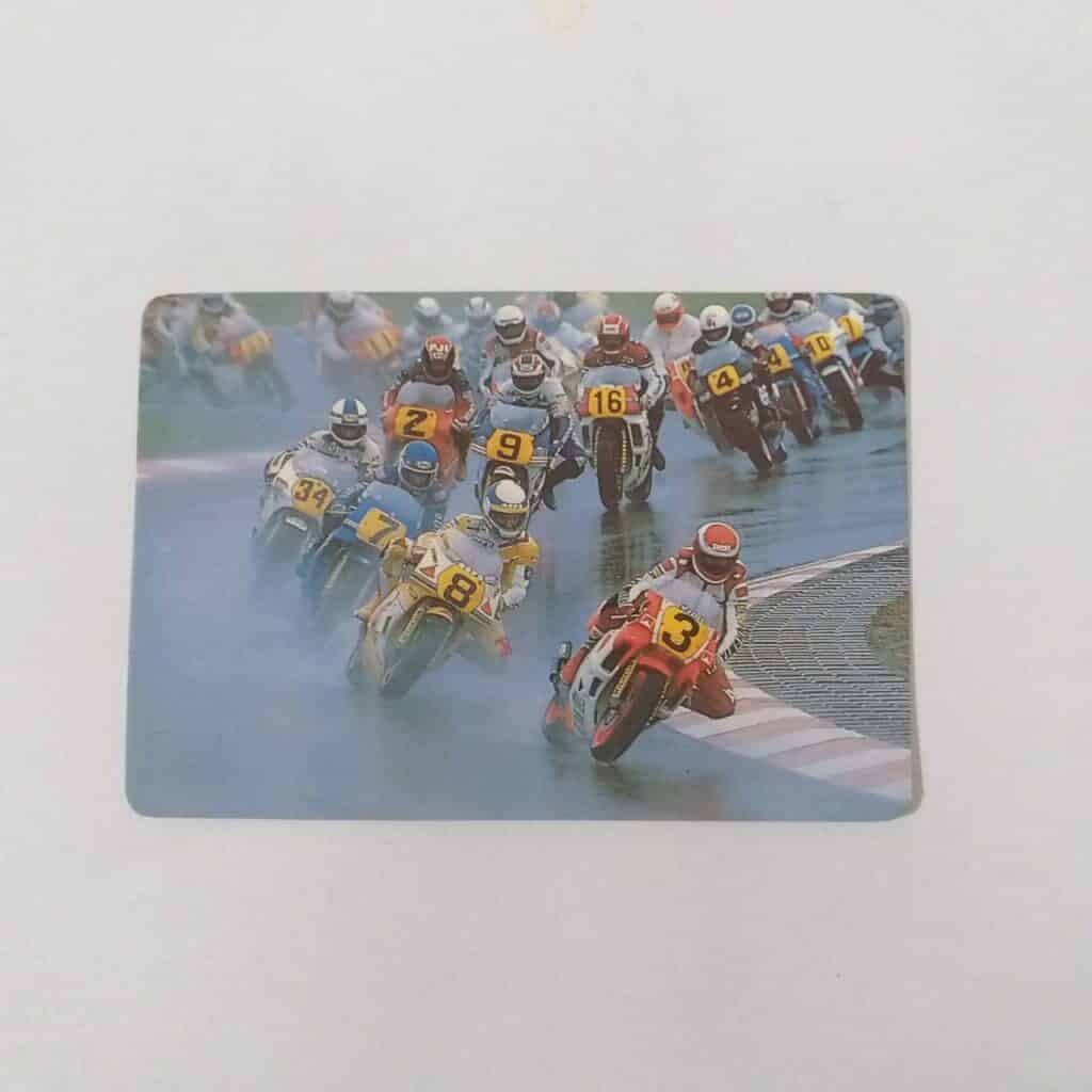 Calendário de Bolso (Tema Motovelocidade) Ano 1997