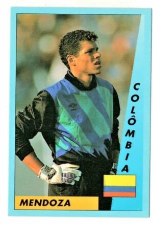 Card Copa Do Mundo de Futebol 1994 - Multi Editora - N° 111 - Colombia - Mendoza