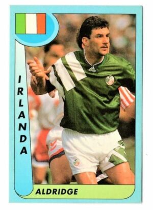 Card Copa Do Mundo de Futebol 1994 - Multi Editora - N° 192 - Irlanda - Aldrige
