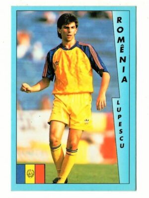 Card Copa Do Mundo de Futebol 1994 - Multi Editora - N° 261 - Romenia - Lupescu