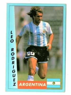 Card Copa Do Mundo de Futebol 1994 - Multi Editora - N° 55 - Argentina - Leo Rodrigues
