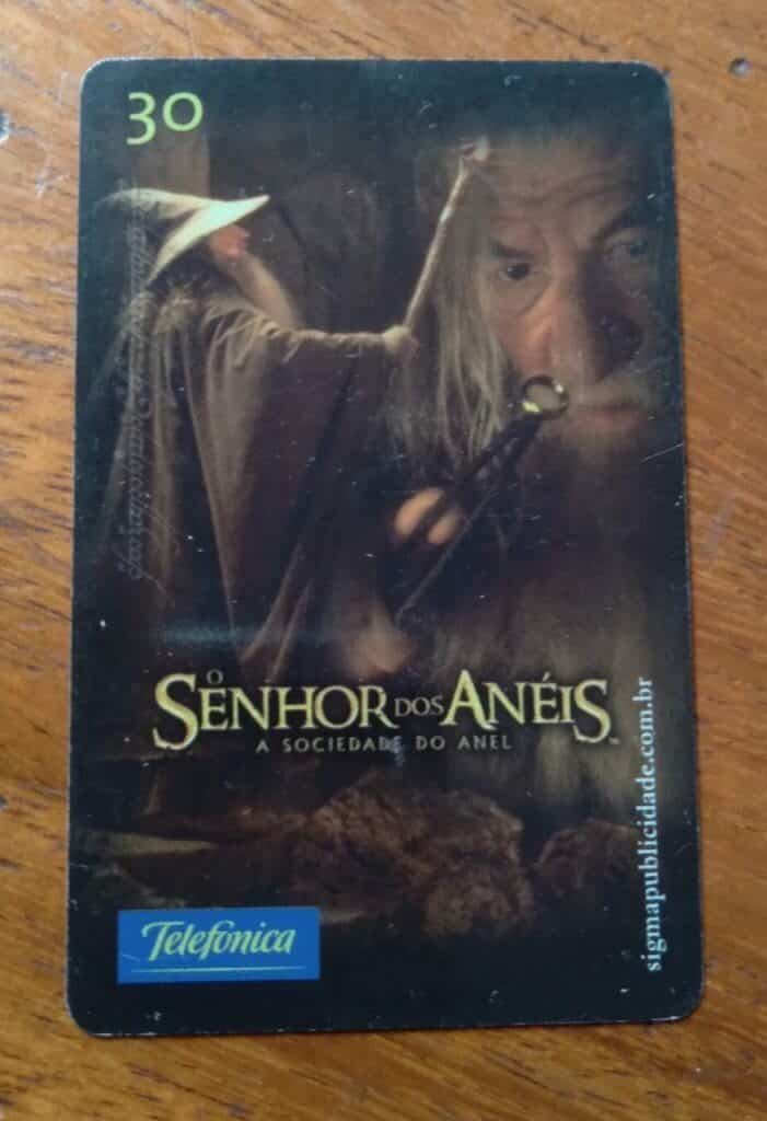 Cartao Brasil Telefonica Senhor Dos Aneis Sociedade 099379