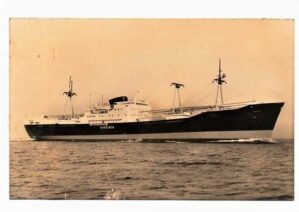 Cartão Postal Navio Virginia - Anos 50