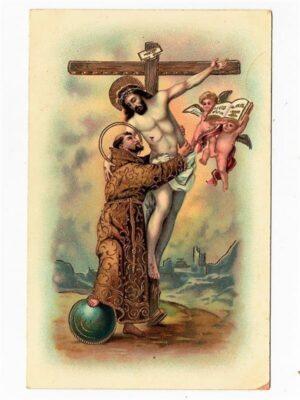 Cartao Postal Sacro - Religioso - Jesus Cristo Crucificado - Anos 10