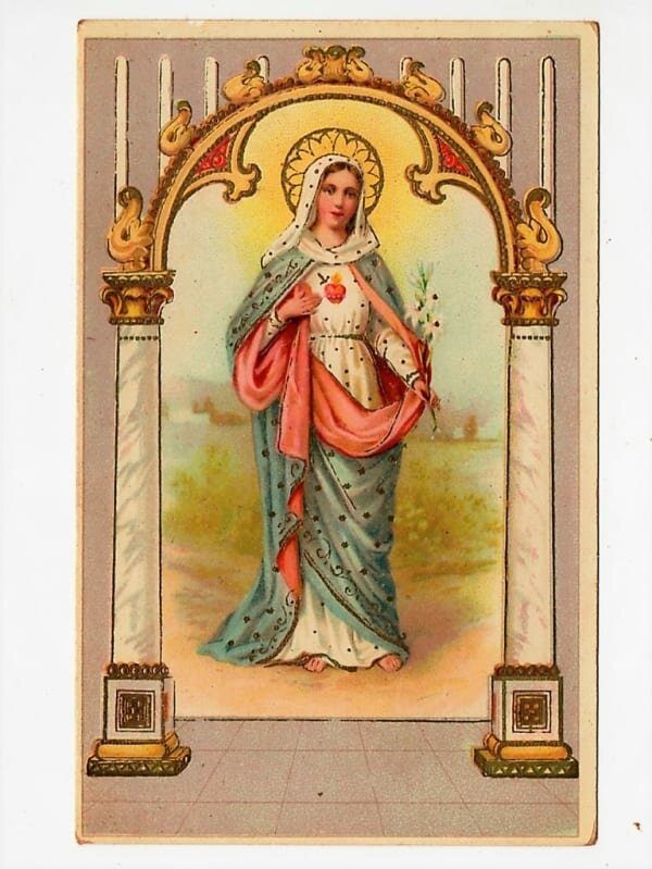 | Casa do Colecionador Cartao Postal Sacro - Religioso - Santa Catolica ( 1 ) - Anos 20