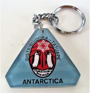 Chaveiro em Acrilico - Cia Antarctica Paulista - Distribuidora Tatuapé - São Paulo ( SP ) - Anos 70