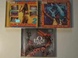 Coleção 3 CD's - Grandes Sucessos da época / Araketu / O Rappa / Melhor do Pagode
